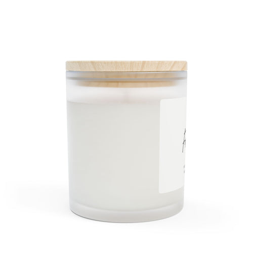 Frosted Glass Candle, 11oz